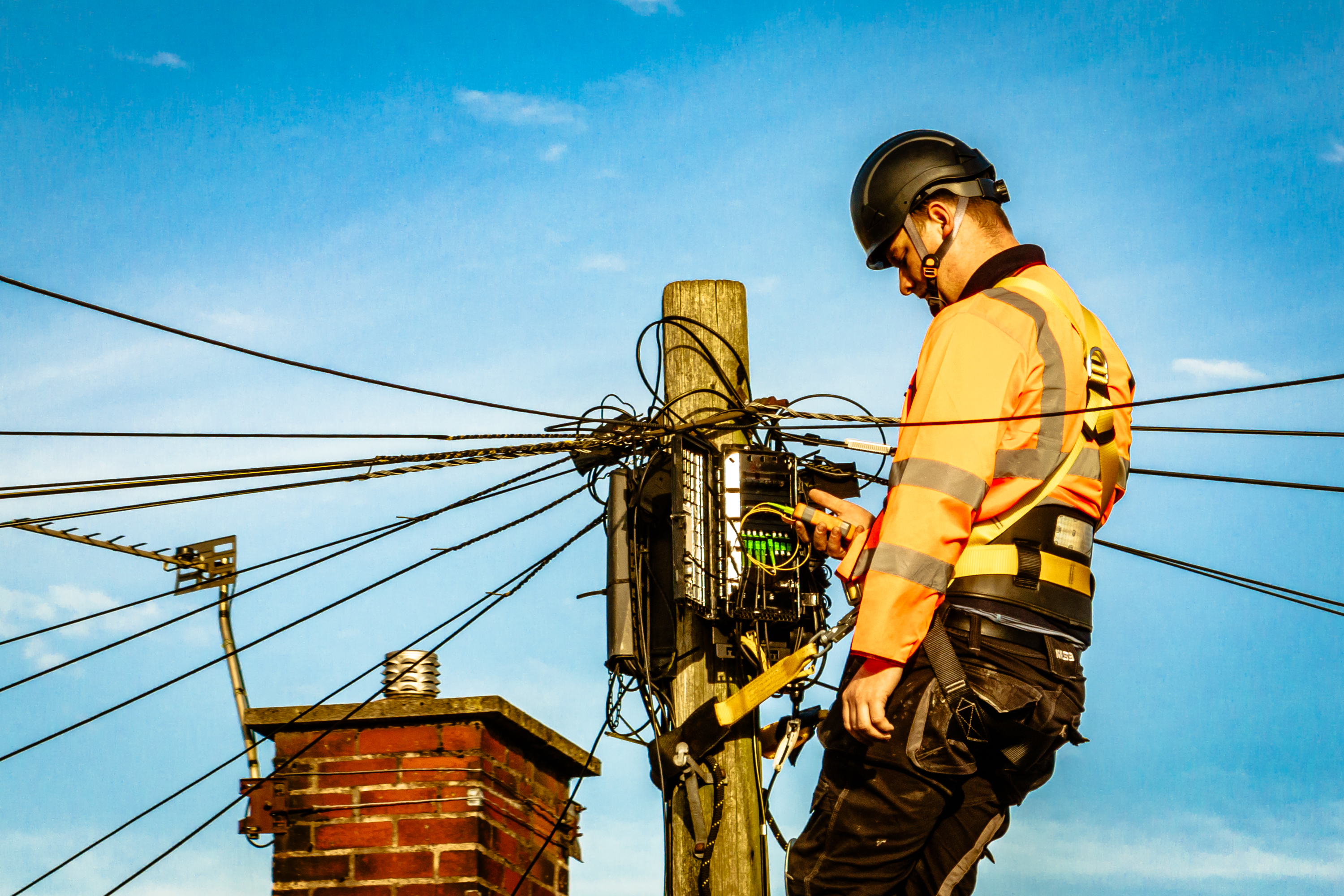 Engineer on Pole